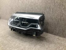 レンズ美品 磨き済み BMW 5シリーズ G30 G31 純正 右 ヘッドライト LED 7439212-01_画像2