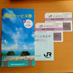 【送料無料】JR東日本 株主優待割引券（４割引）２枚＋株主サービス券 　２０２４年６月３０日まで