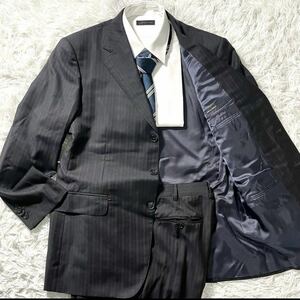 2558S hard-to-find Ermenegildo Zegna suit setup cashmere material zegna business formal commuting stripe 52=XL navy series 