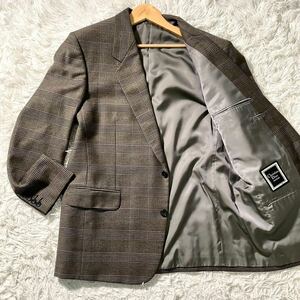 3001M Christian Dior tailored jacket men's DIOR blouson outer check pattern total lining business formal 0 brown group 