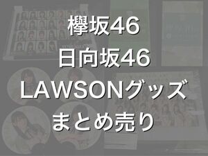 欅坂46 櫻坂46 日向坂46 ローソン くじ うちわ リュック LAWSON