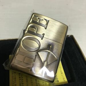 ZIPPO ジッポ ホープ HOPE アンティークブラス 未使用