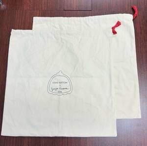 ルイヴィトン草間彌生 保存袋 布袋 巾着袋 袋 バッグ用 保存袋 正規品 2枚セット 送料無料