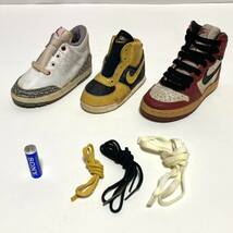 16ナイキ当時物NIKEベビーまとめ片足ミニチュア昭和ジョーダン1シカゴ台湾TAIWAN製80年代オリジナル観賞コレクタ人気ビンテージBABYキッズ_画像1