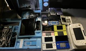 任天堂wii u 3DS DS DSi PSP3000 ゲームボーイカラー　アドバンス　ワンダースワンカラー　wii箱有り　ジャンク