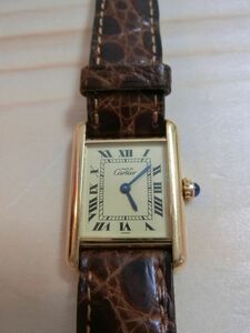Cartier 腕時計 ウォッチ タンク アイボリー文字盤 ヴェルメイユ カルティエ