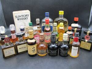 SUNTORY Suntory Yamazaki 12 year / royal 12 year other, whisky brandy Mini bottle [ not yet . plug ] old sake . summarize 