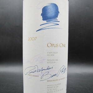 OPUS ONE オーパスワン 2007 カリフォルニア 赤 750ml 14.7％【未開栓】古酒の画像7