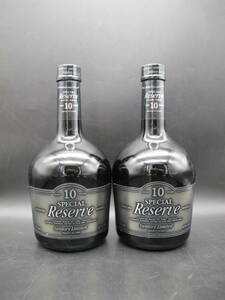 SUNTORY RESERVE サントリー リザーブ 10年 ウイスキー 750ml 43％【未開栓】古酒 2本セット