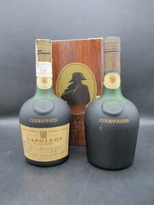 COURVOISIER クルボアジェ ナポレオン コニャック ブランデー700ml 40%【未開栓品】古酒 2本セット