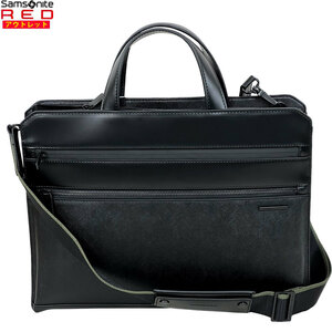 サムソナイトレッド 新品・アウトレット ブリーフケース HANFOI DO0*09002 ブラック ショルダー付き Samsonite RED ビジネスバッグ