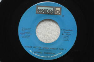 USシングル盤45’ Roshell Anderson：Snake Out Of Green Grass (Part I) / (Part II)　(Excello Ex 2330) 　☆