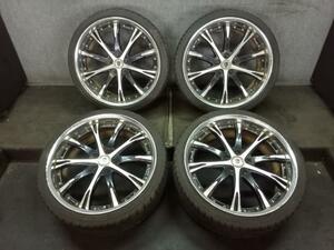 NCB919中古 WORK シュウ゛ァート SC4 20×8.5J 5穴 114.3 +38 タイヤホイール 225/35R20