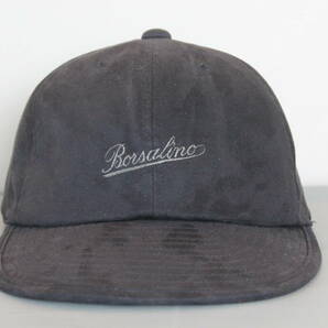 ＊イタリア Borsalino ボルサリーノ ベースボールキャップ 野球帽 サイズM ブラック 中古良品！＊の画像7