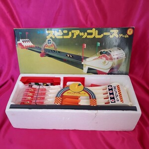 トミースピンアップレースゲーム　昭和レトロゲーム　70年代　稼働品