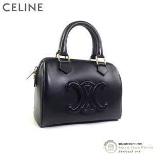 セリーヌ （CELINE） スモール ボストン キュイル トリオンフ 2way ハンド ショルダー バッグ 11377 ブラック（新品）