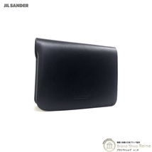 ジルサンダー （JIL SANDER） ロゴ カードウォレット カードケース JSMT840136 ブラック（新品）_画像1