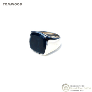 トムウッド （TOM WOOD） Cushion Ring クッション リング ブルーホークアイ リング シルバー 925 指輪 #52 12号 100306（新品）