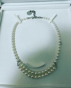 Mikimoto Comme des Garcons collaboration pearl pearl necklace 