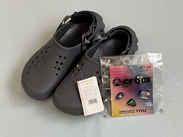 crocs　ECHO CLOG　クロックス　エコー クロッグ　STORM　28.0ｃｍ　5パックアクセサリーセット　新品