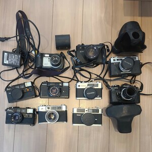 【1円スタート】フィルムカメラ,デジカメ等 10台 まとめ 現状品 ジャンク品 