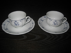 re Inno Limo -ju Orient Express small cup & saucer 2 customer set USED storage goods 