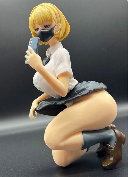 【一点モノ】媛子　ひめこ　美少女フィギュア　　完成品（リペイント）　18cm