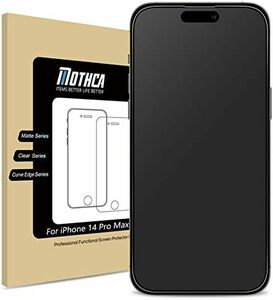 液晶保護フィルム Max用 アイフォン14 ガラスフィルム Max対応 Pro 14 iPhone Island対応アンチグレア 