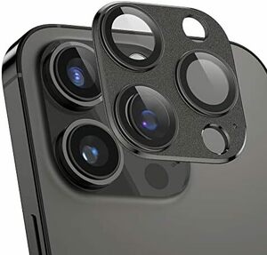 Pro 用 iPhone14 Max ガラスザムライ カメラフィルム メタル スペースブラック アルミ合金