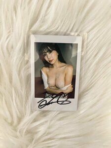 【新品】 最後の戯れ 森咲智美 チェキ ① サイン 特典 数量限定 写真グラビアアイドル グラドル 2023年 匿名配送