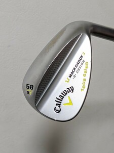 Callaway MACK DADDY2 TOUR GRIND 　三菱レイヨン　BASARA　Lite　フレックス　 58度ウェッジ　ゴルフ