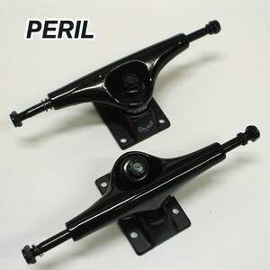 値下げしました！PERIL/ペリル PERIL TRUCK 8.0 ANODIZED BLACK スケートボードトラック スケボー SK8 [返品、交換及びキャンセル不可]