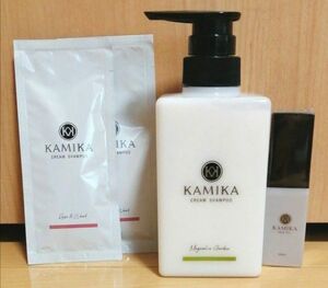 カミカ KAMIKA/クリームシャンプー400g+25g×2/ヘアオイル30ml/ヘアケアセット