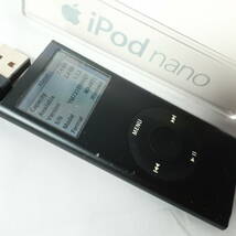 Apple iPod nano MA497J/A ブラック A1199 8GB ケース 説明書 アップルシール付属_画像2