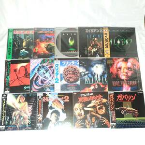 LD horror movie 14 point summarize set laser disk /80 size 