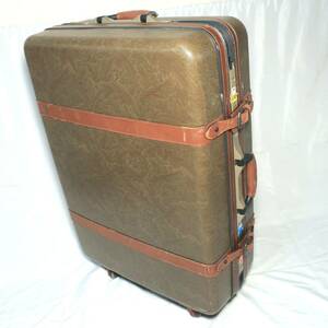 Samsonite スーツケース オリーブ色 植物柄 72x53x23cm 6.9kg キャリーケース トランク バッグ 旅行 サムソナイト/170サイズ