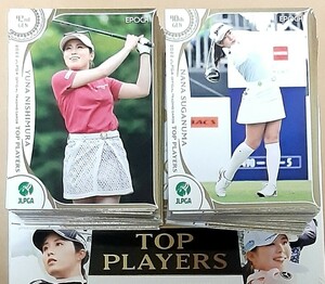 日本女子プロゴルフ 2022 EPOCH JLPGA TOP PLAYERSレギュラーカード 90種類全コンプリートセット