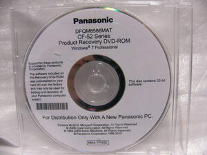 ★ Panasonic CF-52N 用Win7Pro(英語) リカバリー DVD-ROM MK3-7PM32