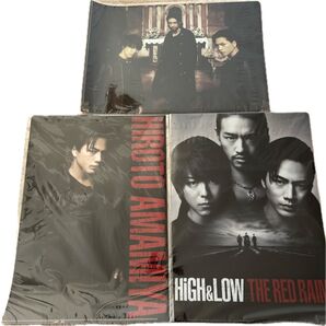 【分配可】HiGH&LOW THE RED RAIN クリアファイル3枚セット