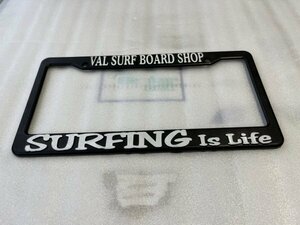 SURFING IS LIFE　USサイズ　ナンバーフレーム