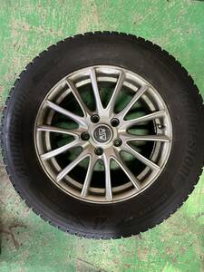 ●MSWアルミ×ブリザックスタッドレス 235/65R17 4本セット USオデッセイRL5などに ！