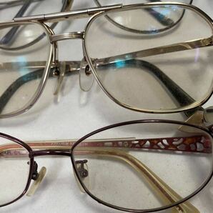Y-342【メガネ、サングラス大量まとめ売り＊90点以上 度あり、なし混合 チタンフレーム他 FENDI、VALENTINO、DUNHILLなど めがね 眼鏡の画像9