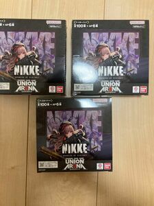 【テープ付き】UNION ARENA 勝利の女神 NIKKE 3BOX ユニオンアリーナ　新品未開封