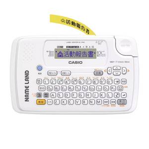 ◆新品未開封 カシオ CASIO ネームランド KL-P40-WE [コンパクトボディに多彩な機能/ホワイト] 保証付