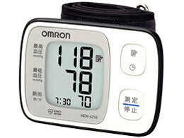 ◆新品 OMRON オムロン 手首式血圧計 HEM-6210 [薄型・軽量のコンパクトタイプ/HEM-6220シリーズ/単4電池で動作]