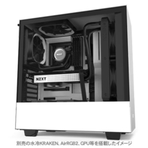 ◆新品未開封 NZXT PCケース(コンパクトミドルタワーATXケース) CA-H510B-W1 [H510B ホワイトブラック] 保証付 1点限り_画像2