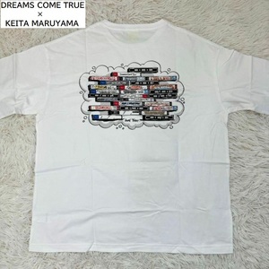 新品 タグ付き■ドリカム×ケイタマルヤマ■DCTgarden SHOPPING MALL×KEITA MARUYAMA×DREAMS COME TRUE Tシャツ M 白 MY FAVORITE MUSIC