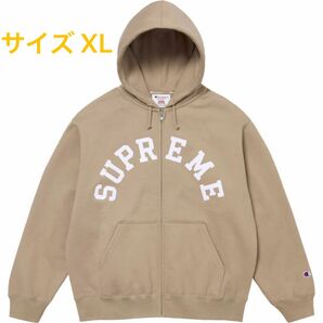 Supreme Champion Zip Up Hooded　TAN size XL