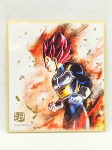 【新品未開封】ドラゴンボール 色紙ART RAGING 超サイヤ人ゴッド ベジータ