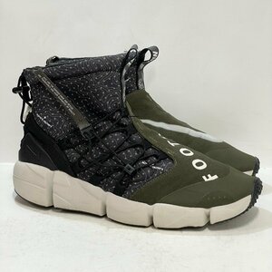 27cm NIKE AIR FOOTSCAPE MID UTILITY 924455-001 ナイキ エアフットスケープ ミッド ユーティリティ カーキ メンズ スニーカー BF H107534